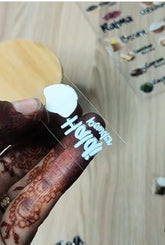 3D Kitchen Label Stickers